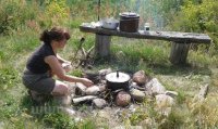 Bērni un jaunieši laivo Daugavas lokos
